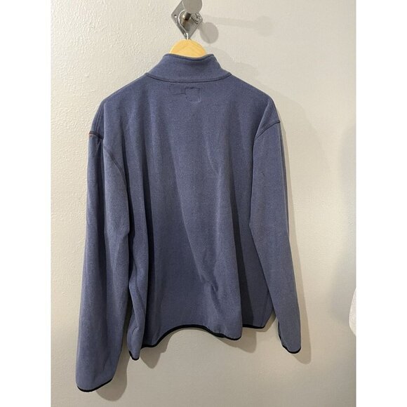 VTG 1946 Sweatshirt Mens XXL Fleece Pullover Blue 1/4 Zip - Picture 6 of 6